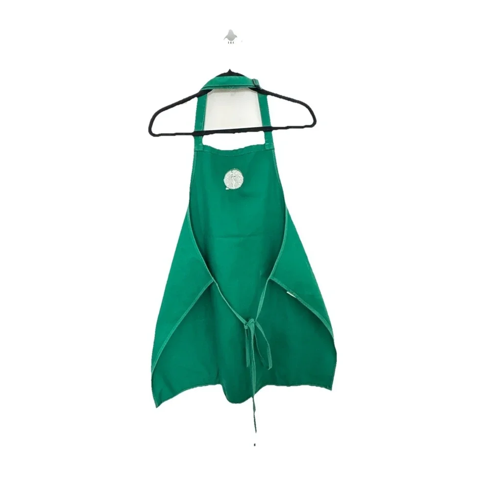 Starbucks Green Apron Unisex Barista Workwear Uniform Cute Coffee Gorpcore
